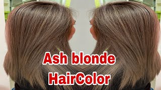 LIGHT ASH BLONDE HAIR COLOR  FOILAYAGE TECHNIQUE  Chading [upl. by Federico186]