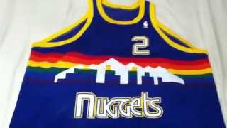 ThrowBacKing quotReal Dealquot Alex English Nuggets MampN Jersey [upl. by Lrak472]