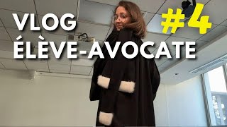 La ROBE dAvocat pour la 1ere fois  Vlog élèveavocate 411 [upl. by Yul]