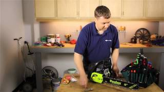 How to Install a Chain on a Poulan Chainsaw  Lawn Care amp Power Tools [upl. by Essila]