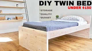 DIY Twin Low Loft Bed [upl. by Gianna]