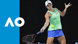 Ash Barty vs Lesia Tsurenko  Australian Open 2020 R1 [upl. by Blair]