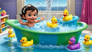 Bath Time Song  Fun Bathing Song amp Lyrics for Kids  Joyful Bathing Routine Song [upl. by Ellehciram197]