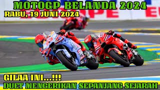 GEMPAR🔥MOTOGP BELANDA 2024 DUET BAGNAIA MARC MARQUEZ DUCATIBERITA MOTOGP HARI INI MOTOGP HARI INI [upl. by Ellehcam14]