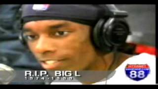 Big L freestyle 1998 on 88 hiphopcom RIP [upl. by Enyahs]