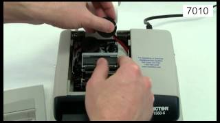 Victor Technology  How To Change A Printing Calculator Ink Ribbon [upl. by Anela]