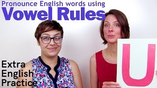 English Vowel Rules  Spelling and Pronunciation [upl. by Inerney]