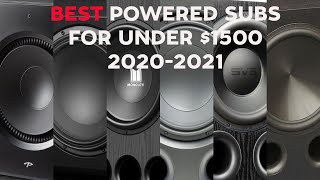 Best Powered Subwoofers Under 1500 for 2020 [upl. by Iver771]