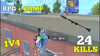 24 KILLS 🔥 SOLO VS SQUAD FULL GAMEPLAY  PUBG MOBILE LITE BGMI LITE [upl. by Yurik]