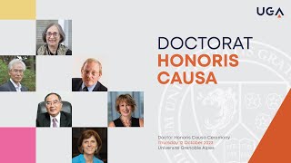 LIVE Doctor Honoris Causa Ceremony of Université Grenoble Alpes  Thursday 12 October 2023 [upl. by Nnaitsirhc137]