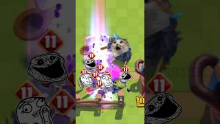 22 ELIXIR vs 13 ELIXIR  Clash Royale clashroyale shorts [upl. by Nalhsa]