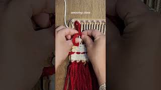 soumak 수막 위빙타피스트리 만들기 위빙 취미 weaving 직조 공예 [upl. by Eizus]