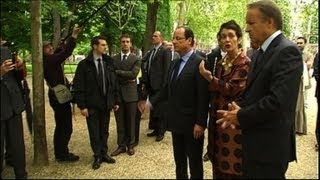 François Hollande commémore labolition de lesclavage [upl. by Aisset]