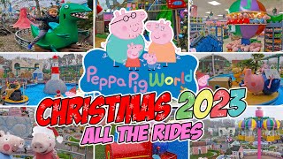 PEPPA PIG WORLD All The Rides and Attractions at Christmas Dec 25th 2023 4K [upl. by Dlopoel]