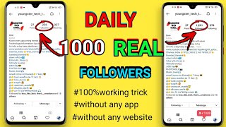 தினமும் 1000 Followers How to increase Instagram followers in Tamil in 2021 nstagram tips amp tricks [upl. by Aicenet]