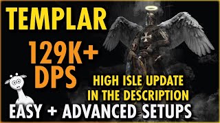 Templar PvE Guide  Magicka amp Stamina Builds  129k DPS  High Isle Update in the Description  ESO [upl. by Angid]