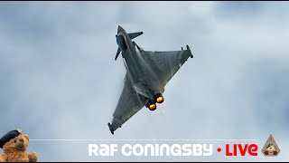 Monday Live Show RAF Coningsby  QRA station policing British skies  Typhoon Action 230123 Part 1 [upl. by Joelie241]