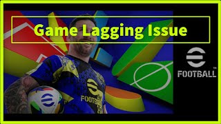 efootball game Lagging Issue [upl. by Kelcy691]