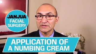 APPLICATION OF A NUMBING CREAM  DR TANVEER JANJUA  NEW JERSEY [upl. by Assilev]