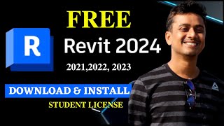 How to Download REVIT 2024 Free  Autodesk REVIT 2024 license for students [upl. by Htedirem]