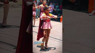 Cachiporrista de🥁🎷 Banda Nidito Tibio en Festival del Maíz 🌽 en ChalatenangoEl Salvador [upl. by Eberta]