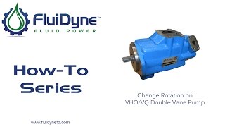 How To Change Rotation on a VVQ Double Pump [upl. by Ramoj]