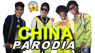 China parodia  Anuel AA  Karol g  Daddy yankee  ozuna  J Balvin [upl. by Dlopoel]