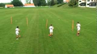 Straight Running and Lateral Pass Drill [upl. by Anet]