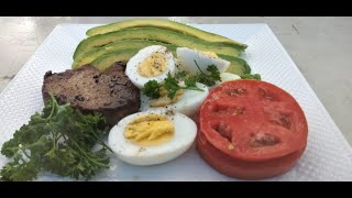 STEAK EGGS  AVACADO PROTEIN MEAL cooking breakfast with love jamaica [upl. by Ranip139]