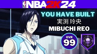 3ampD TWO GUARD BUILD  NBA 2K24 REO MIBUCHI BUILD  KUROKO NO BASKET NBA 2K24 NEW and OLD GEN [upl. by Zaller780]