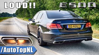 604HP Mercedes Benz E Class E500 47 V8 BiTurbo EPC Tuning LOUD Exhaust SOUND by AutoTopNL [upl. by Ahern]