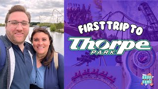 First Trip to Thorpe Park in England  2024 Vlog [upl. by Arim199]