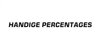 20  Handige percentages [upl. by Ettennahs]