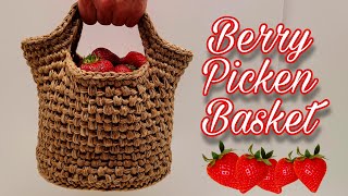 Easy Crochet Moss Stitch Basket Tutorial  Easy Crochet Moss Stitch Bag Tutorial [upl. by Arahset749]