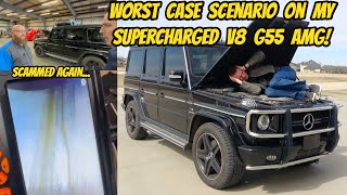 I got SCAMMED again on my Mercedes G55 AMG Oil consumption cause is worst case scenario [upl. by Margetts]