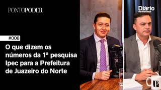 O que dizem os números da pesquisa Ipec para a Prefeitura de Juazeiro do Norte  PontoPoder Contexto [upl. by Darmit887]