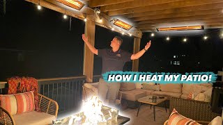 Best Way to heat a patio Whats better gas or electric heaters [upl. by Ennovahs]