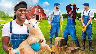 SIDEMEN BECOME FARMERS FOR 24 HOURS [upl. by Sokem]