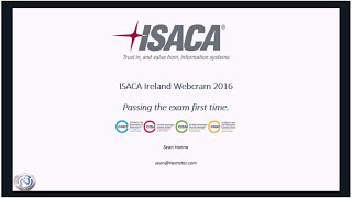 ISACA Exam Webcram by Sean Hanna [upl. by Yasmar]