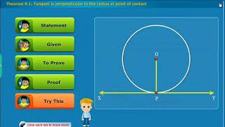 Tangents and Secants to a Circle Class 10 Maths  Digital Teacher [upl. by Alyled]