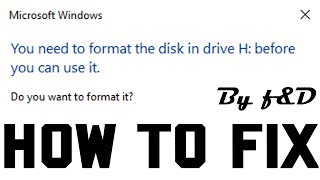 How to fix you need to format the disk before you can use it using TestDisk Method 3 [upl. by Annabell]