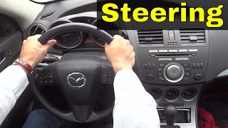 How To Turn A Steering Wheel ProperlyDriving Lesson [upl. by Maharva743]