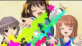 Lucky Star intro meets the melancholy of haruhi suzumiya [upl. by Tresa]