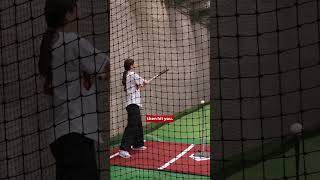 Caitlin Clark Shows Off Skills in the Batting Cage at the Indianapolis Indians Game  Indiana Fever [upl. by Linker]