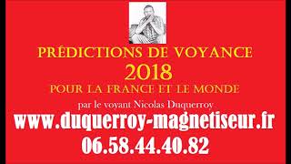 Prédictions 2018 de voyance internationales par un voyant sélectionné par le Guide de la Voyance [upl. by Pelson]