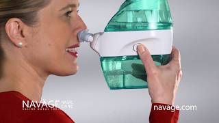 Naväge Nasal Care Flushes Allergens Mucus Dust and Germs [upl. by Hazeefah]