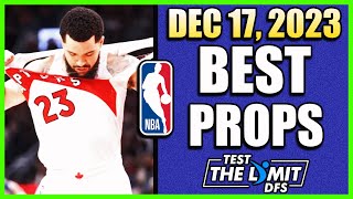 Best NBA Player Prop Picks Today  Sunday 12172023  Prizepicks Props December 17 [upl. by Mian]