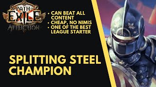 Splitting Steel Champion  Budgetfriendly no Nimis and still can beat all content 324 viable [upl. by Yenial]