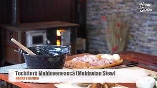 Tochitura Moldoveneasca  Moldavian Stew  Recipe [upl. by Elyagiba126]