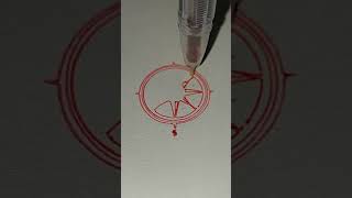 Compass drawing using CNC plotter ❤️ cncplotter drawing art malimawa [upl. by Amr]